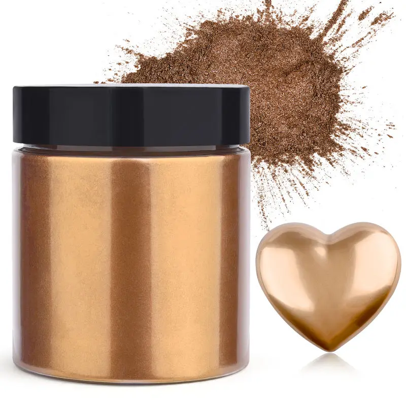 Resin Dye Opaque - 50g/garrafa metálica glitter em pó ouro