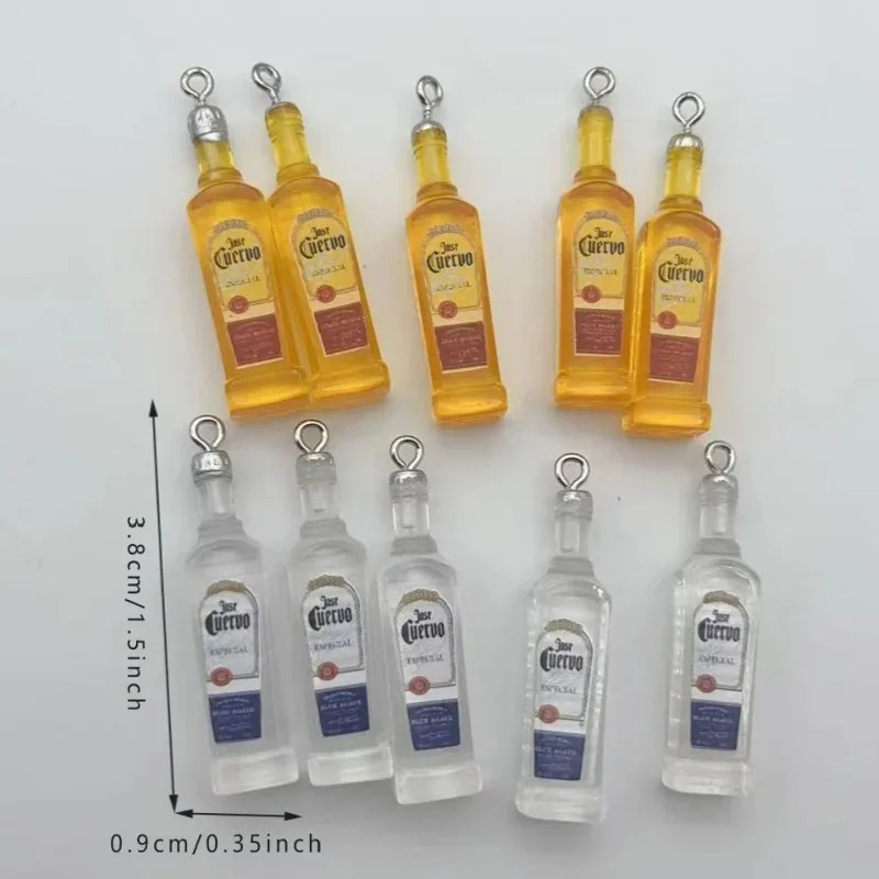 10 Peças/Lote de Pingentes de  - Resin Art Bottle avaliação e preço