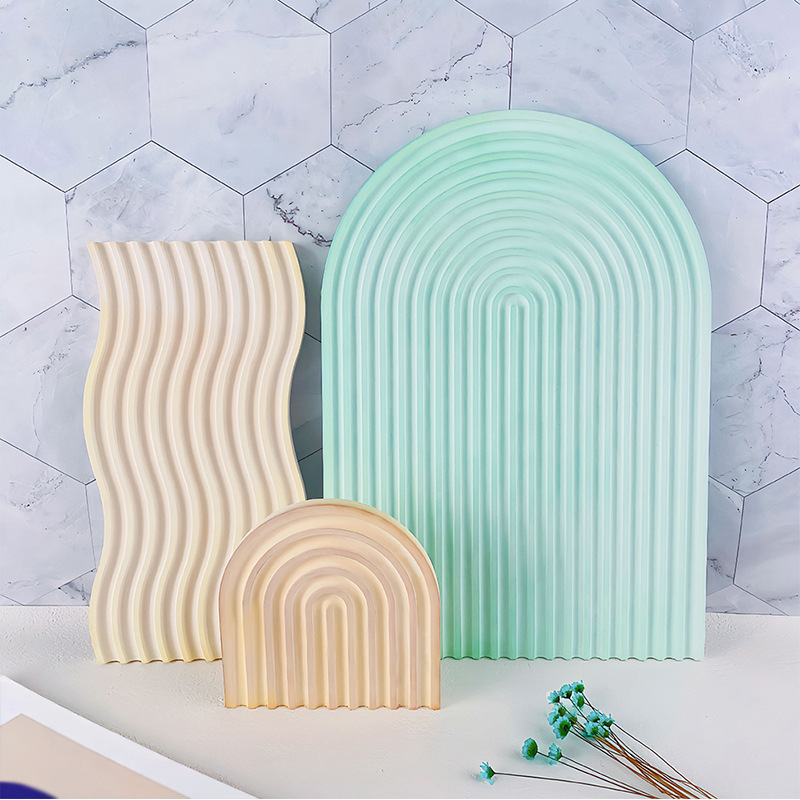 Diy listrado onda bandeja mold - Resin Art Liquid avaliação e preço