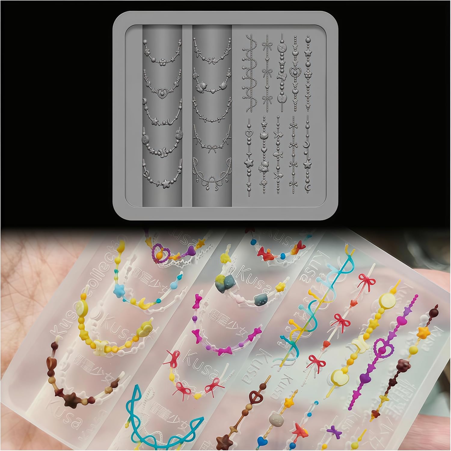 3d grânulo colar gel arte do p - Resin Art Templates Free avaliação e preço